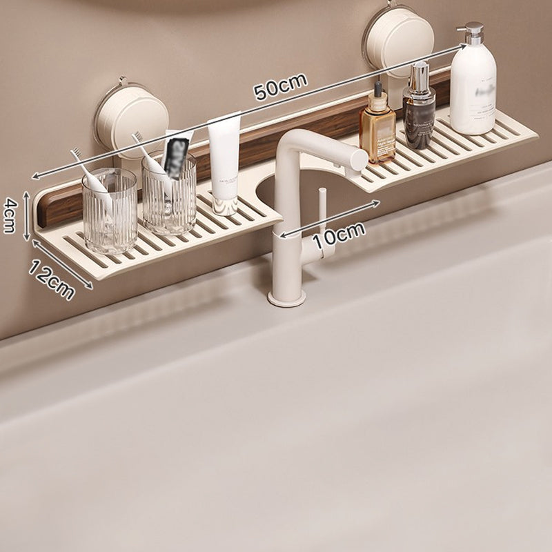 Kalsten | Shelf with suction cups in walnut