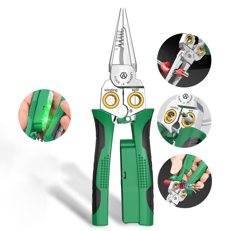Skanto | 🔥 8-in-1 Multifunctional Wire Stripper with Electric Tester