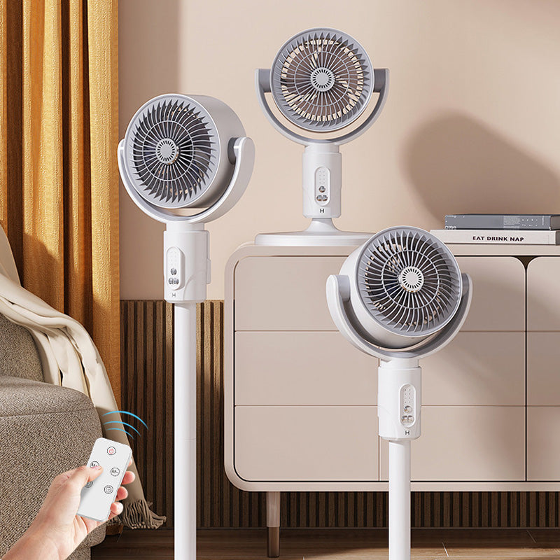 Motor stand fan, 20dB very quiet fan, 30m throw distance, 2465m³/h air volume, fan with remote control & cooling | Kalsten