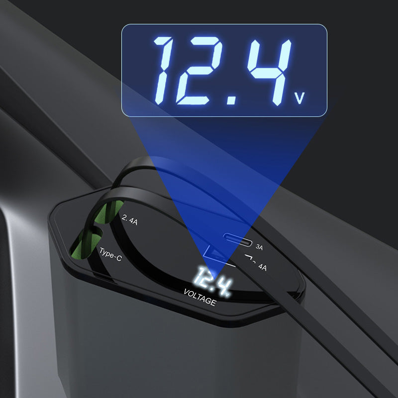 Skanto | 4-in-1 Fast Charger & Retractable Car Charger