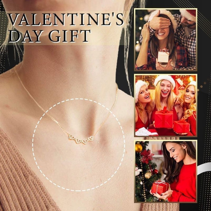 Kalsten | Heart-shaped necklace with four leaves