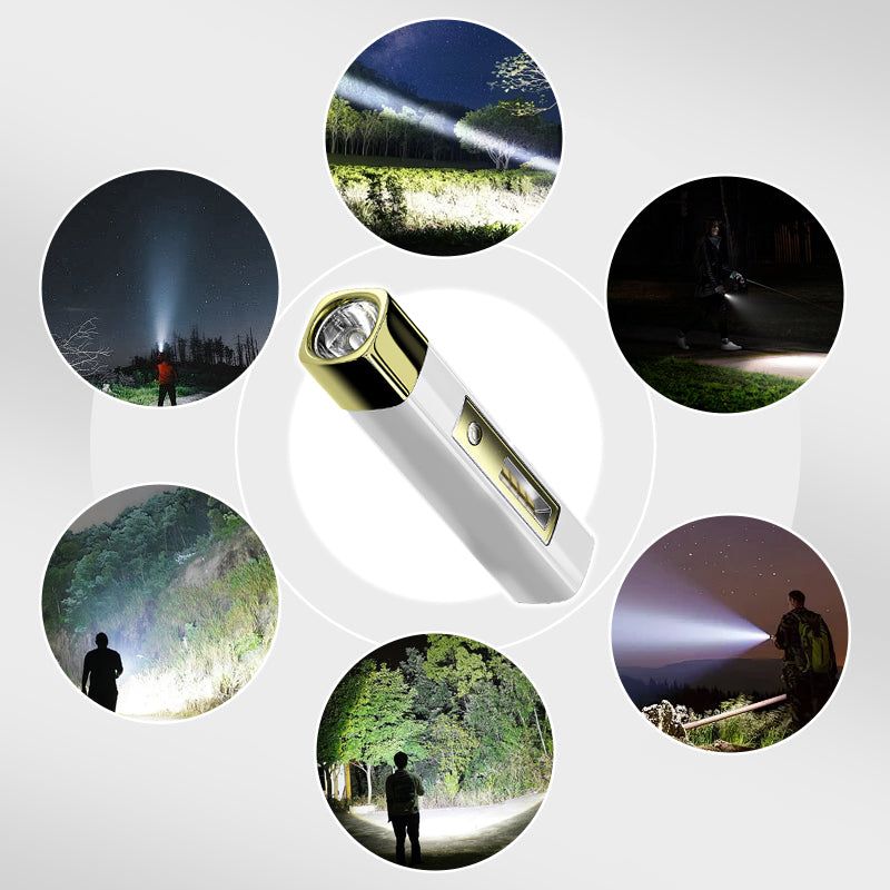 Mini 2-in-1 Flashlight with Power Bank