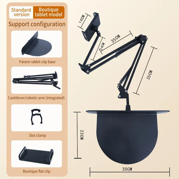 Kalsten | Hidden phone holder for bedside table, retractable