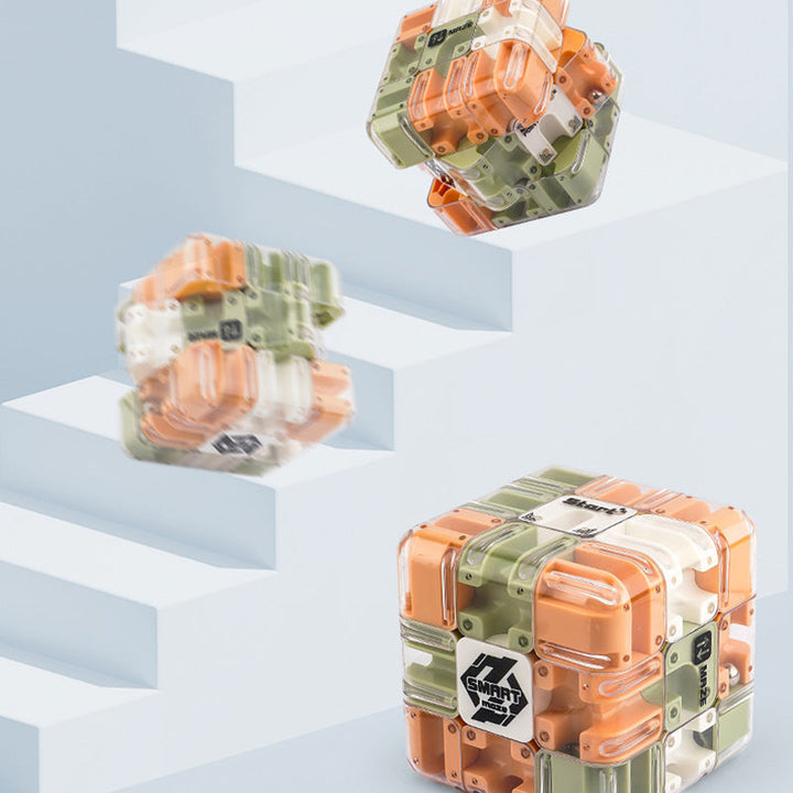 3D labyrinth cube with metal ball | Kalsten