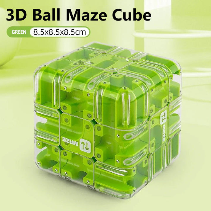 3D labyrinth cube with metal ball | Kalsten