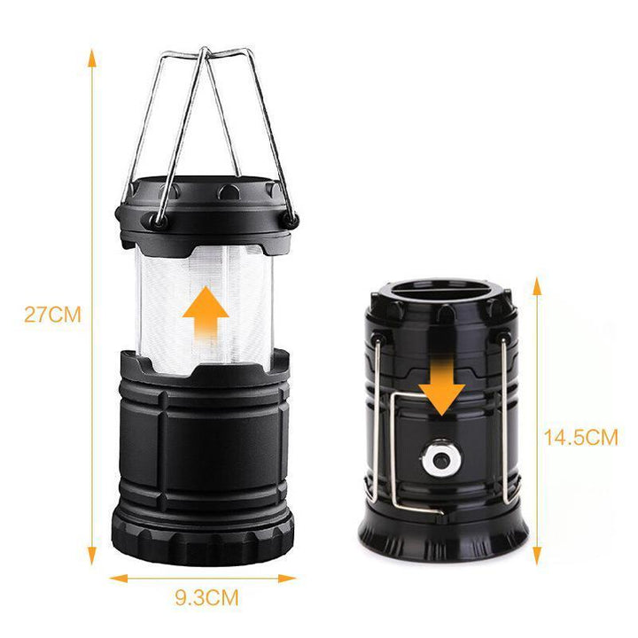 3-in-1 LED camping lantern with flickering flame | Kalsten