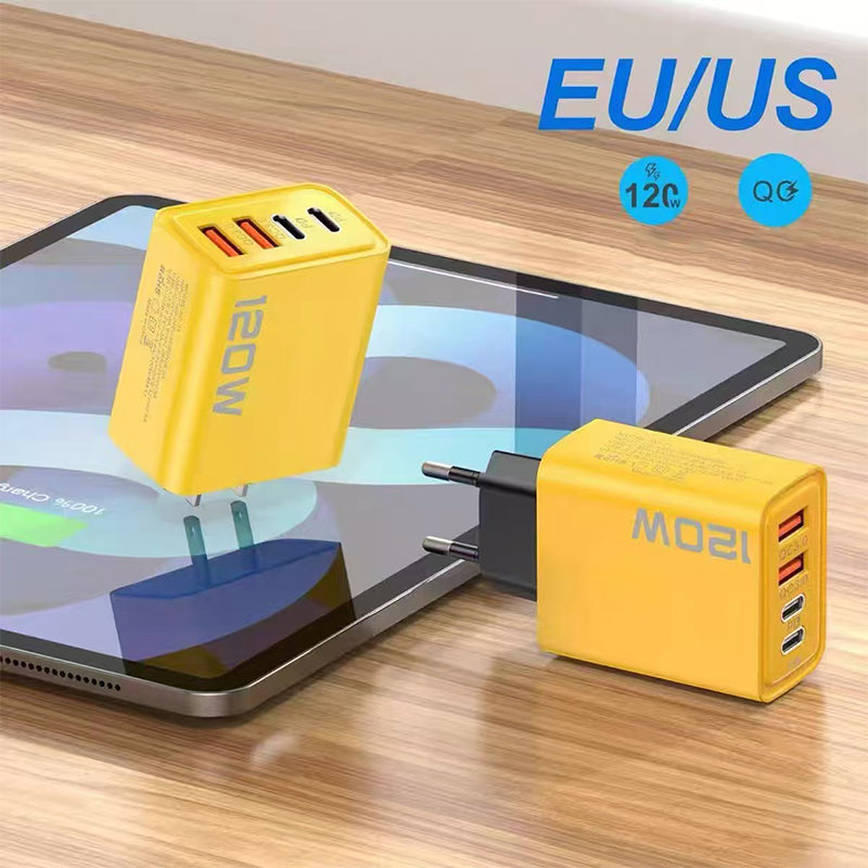 120W USB fast charger with 4 ports | Kalsten