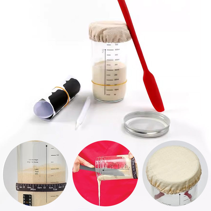 CraftRise Sourdough Starter Kit — Finally master perfect sourdough effortlessly and craft handmade breads worry-free! | Kalsten