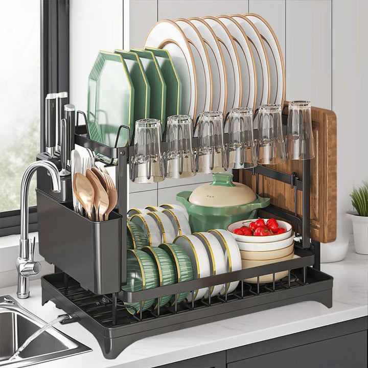 Premium 2-layer dish rack for the kitchen | Kalsten
