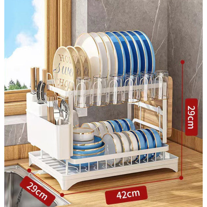 Premium 2-layer dish rack for the kitchen | Kalsten