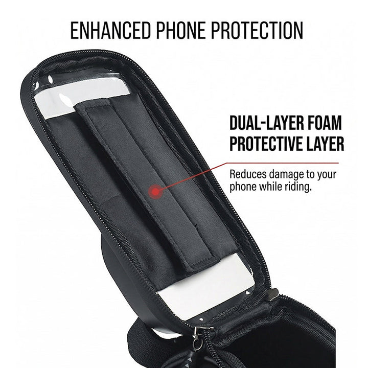 Bike frame bag with phone holder waterproof | Kalsten