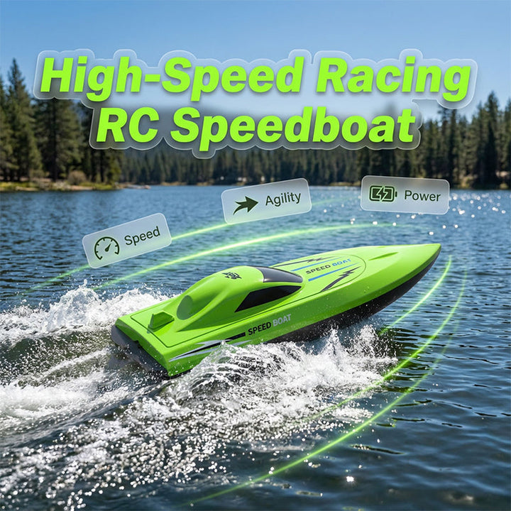 RC racing boat with 2.4 GHz remote control | Kalsten