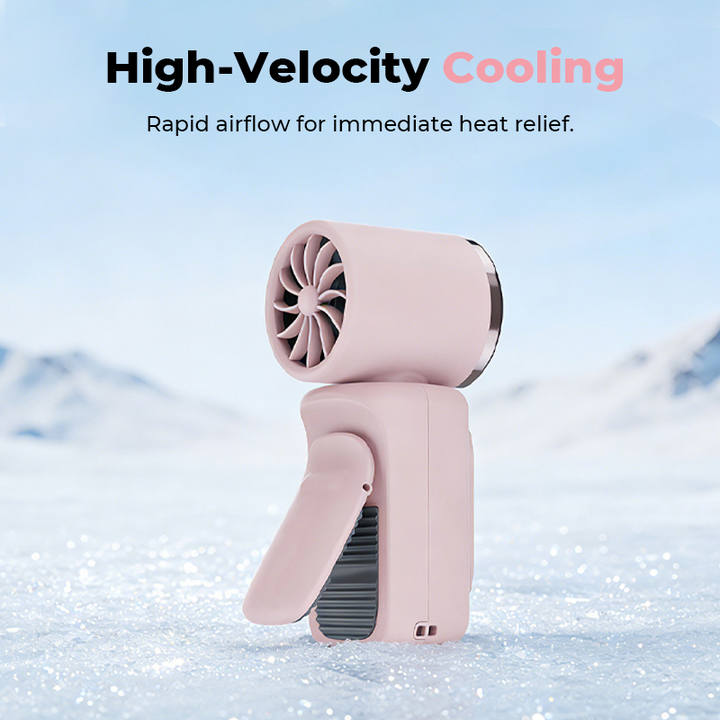 Portable Clip-On Fan with LED Display | Kalsten