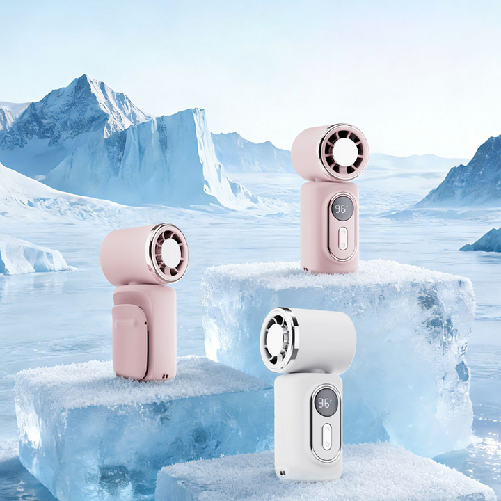 Portable Clip-On Fan with LED Display | Kalsten