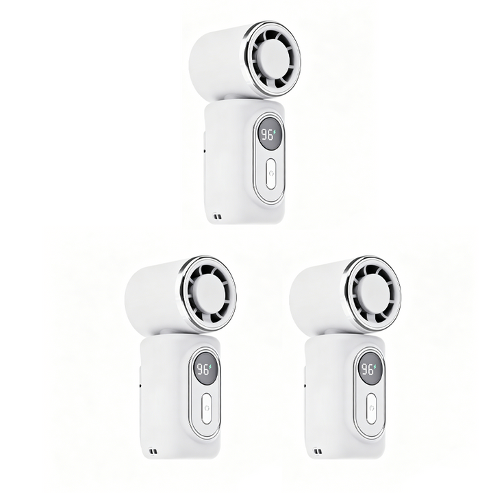 Portable Clip-On Fan with LED Display | Kalsten