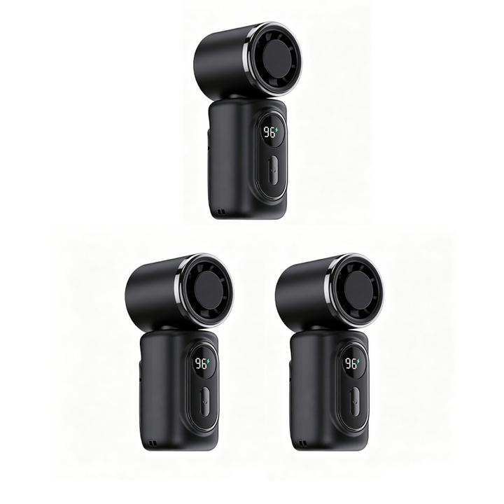 Portable Clip-On Fan with LED Display | Kalsten