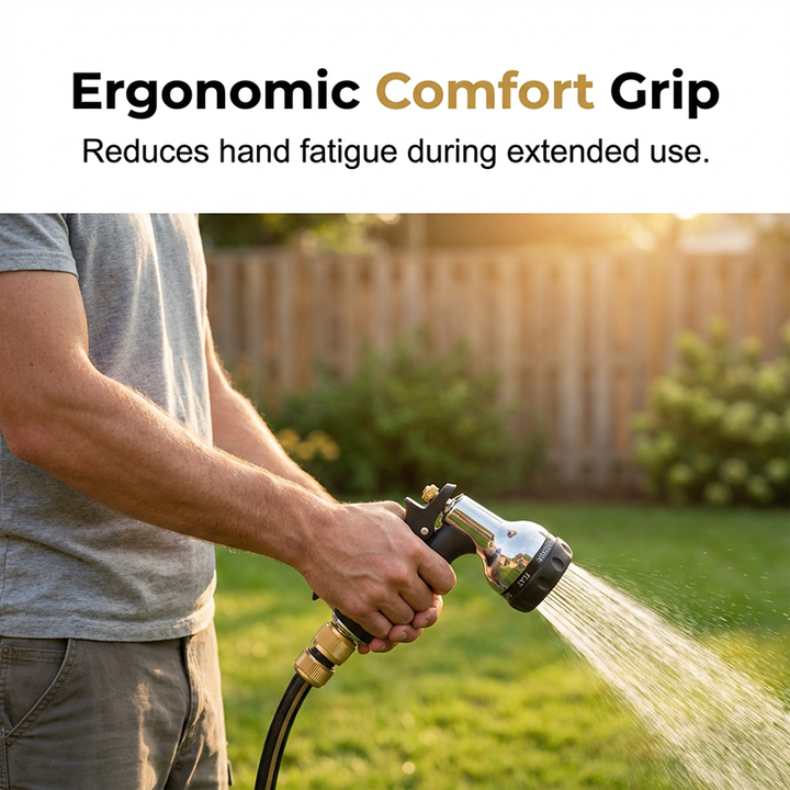 Metal garden hose spray gun with high pressure | Kalsten