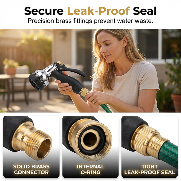 Metal garden hose spray gun with high pressure | Kalsten