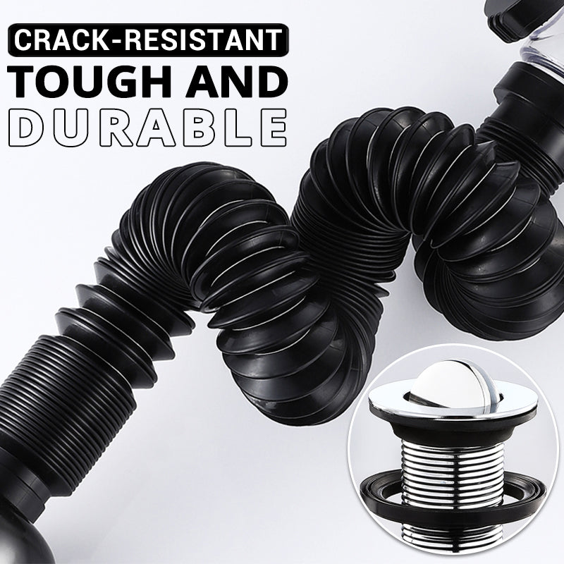 Telescope drain pipe with odor trap | Kalsten
