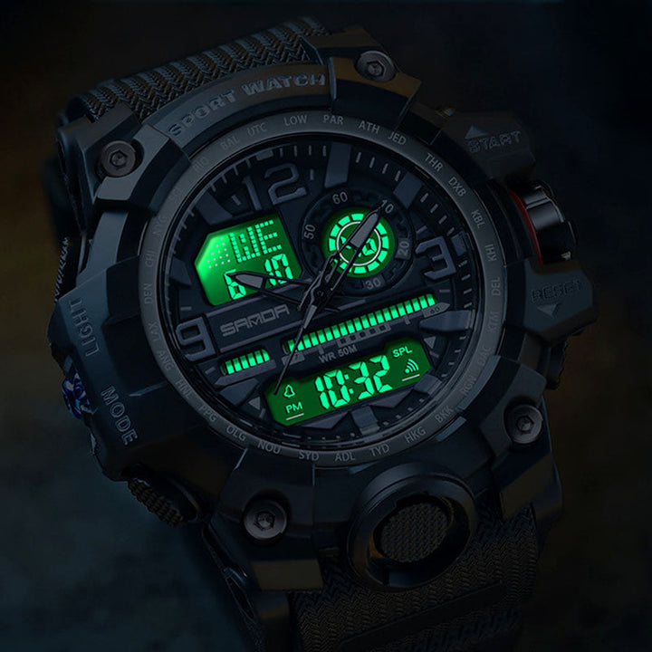 Men's multifunctional watch with luminous display & water protection | Kalsten