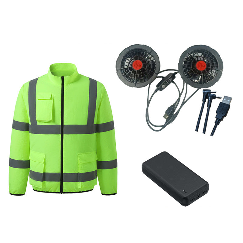 Cooling vest with fans & reflective stripes | Kalsten