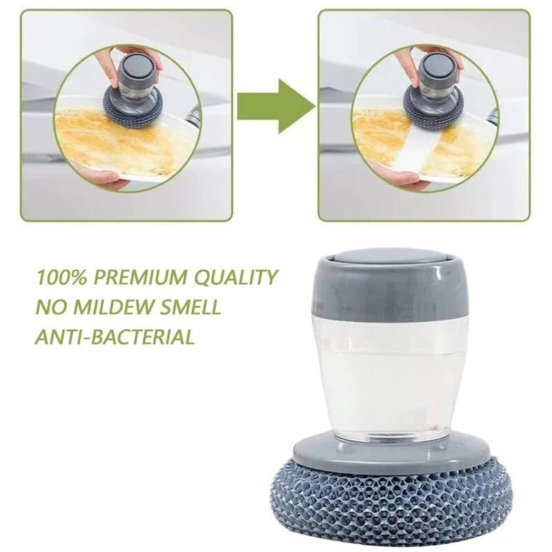 Kitchen soap dispenser with hand brush | Kalsten