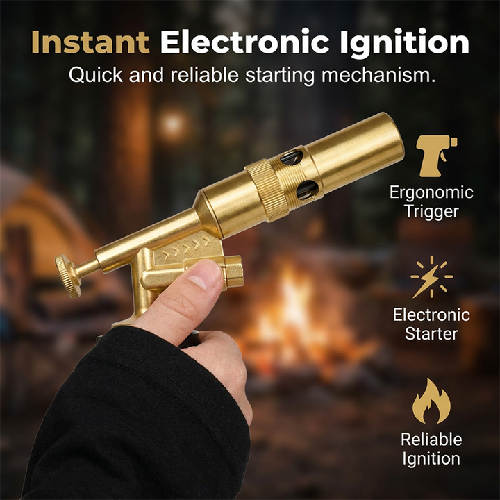 Portable Butane Soldering Torch Set Gold | Kalsten