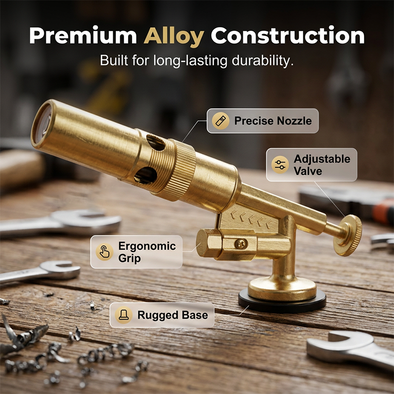 Portable Butane Soldering Torch Set Gold | Kalsten