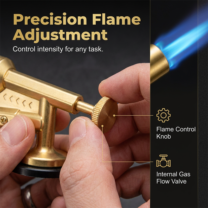 Portable Butane Soldering Torch Set Gold | Kalsten