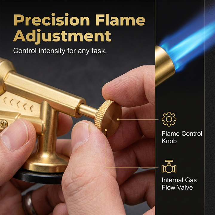 Portable Butane Soldering Torch Set Gold | Kalsten