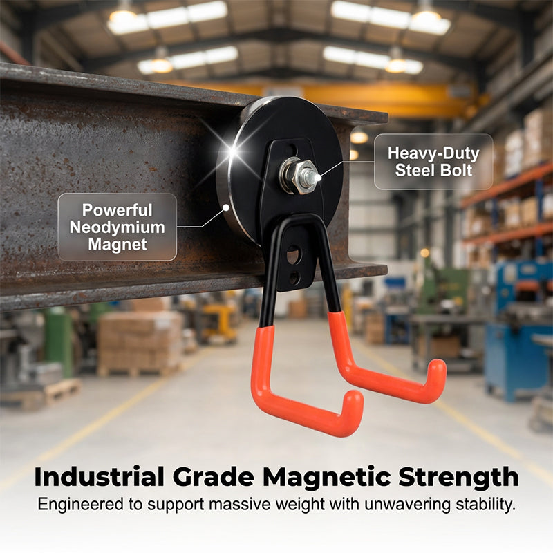 Magnetic double hook for tool storage | Kalsten