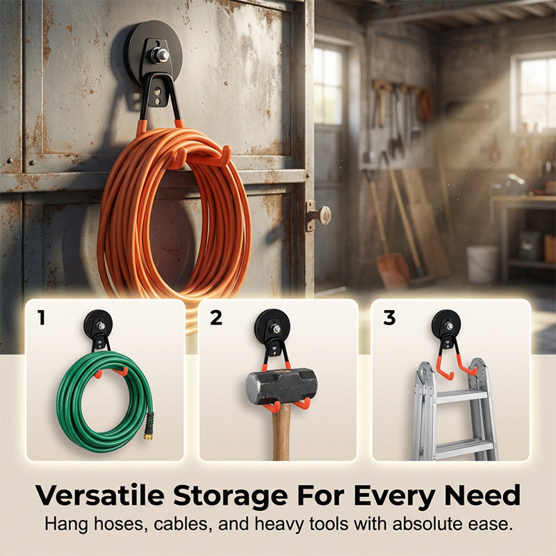 Magnetic double hook for tool storage | Kalsten