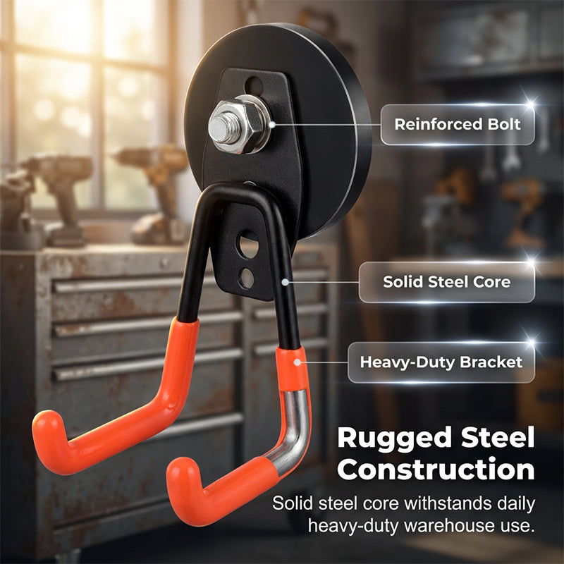 Magnetic double hook for tool storage | Kalsten