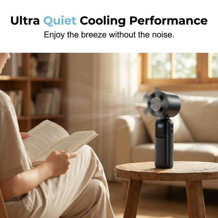 Portable High-Speed Handheld Fan with Ice Cooler | Kalsten