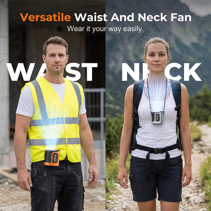 Portable Car Clip On Fan with LED Display | Kalsten