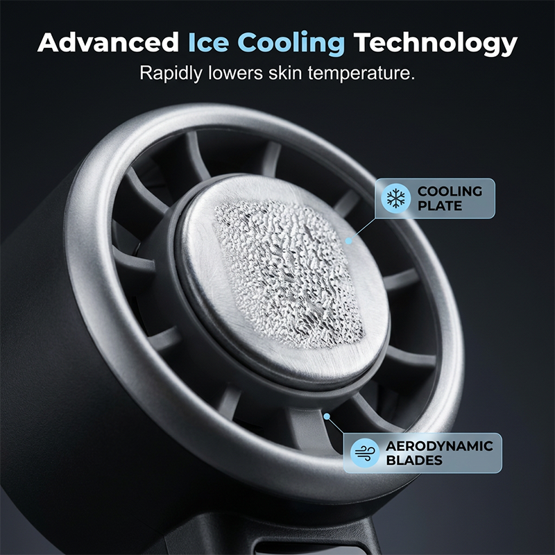 Semiconductor Cooling Handheld Fan | Kalsten