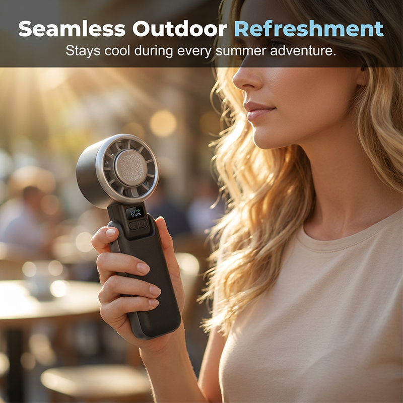 Semiconductor Cooling Handheld Fan | Kalsten