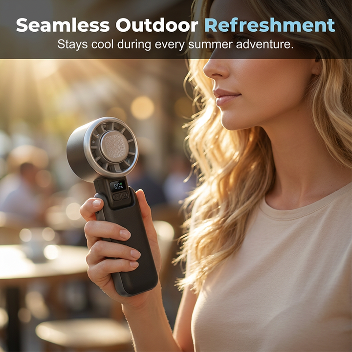 Semiconductor Cooling Handheld Fan | Kalsten