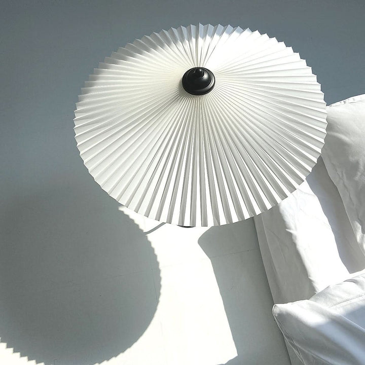 Squiggle Umbrella Table Lamp – Modern Twirl Design with Chrome Finish | Kalsten