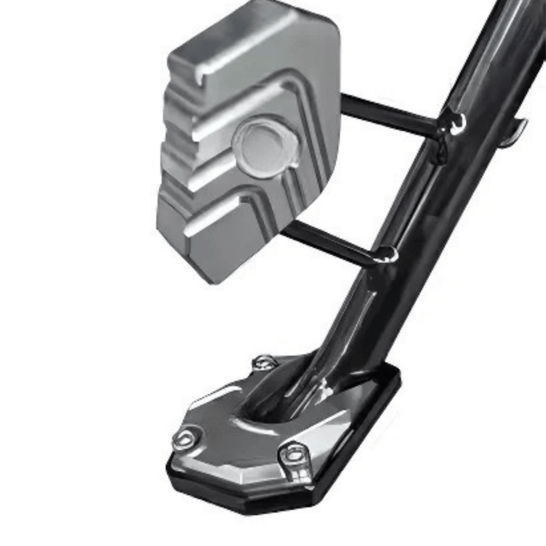 Kalsten | STABILIRIDE – Aluminum Motorcycle Kickstand Pad for Secure Parking