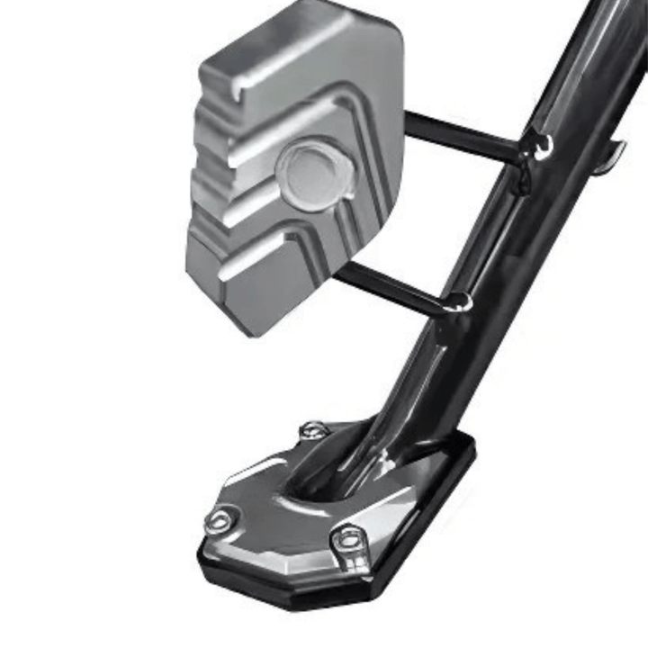 Kalsten | STABILIRIDE – Aluminum Motorcycle Kickstand Pad for Secure Parking