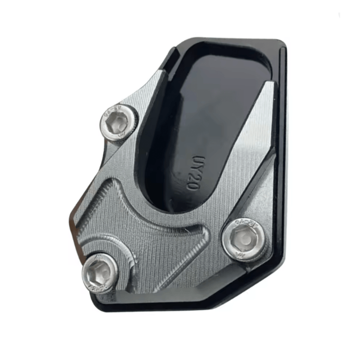 Kalsten | STABILIRIDE – Aluminum Motorcycle Kickstand Pad for Secure Parking