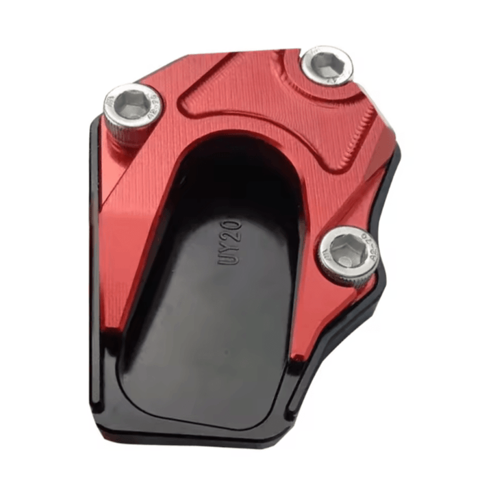 Kalsten | STABILIRIDE – Aluminum Motorcycle Kickstand Pad for Secure Parking