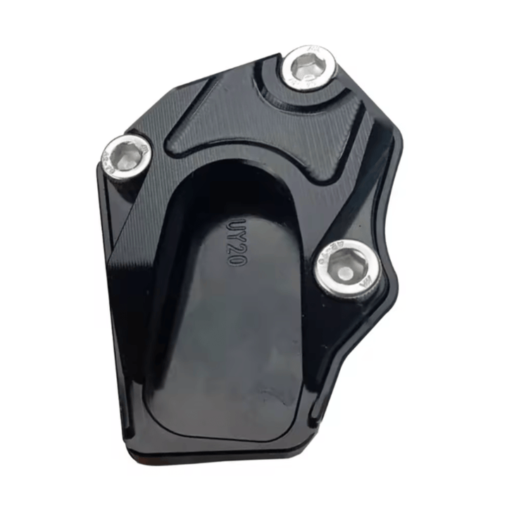 Kalsten | STABILIRIDE – Aluminum Motorcycle Kickstand Pad for Secure Parking