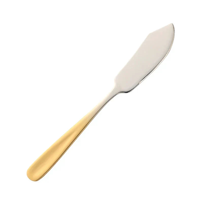 Stainless Steel Butter Knife Colorful Dessert Jam Cream Cheese Spreader | Kalsten