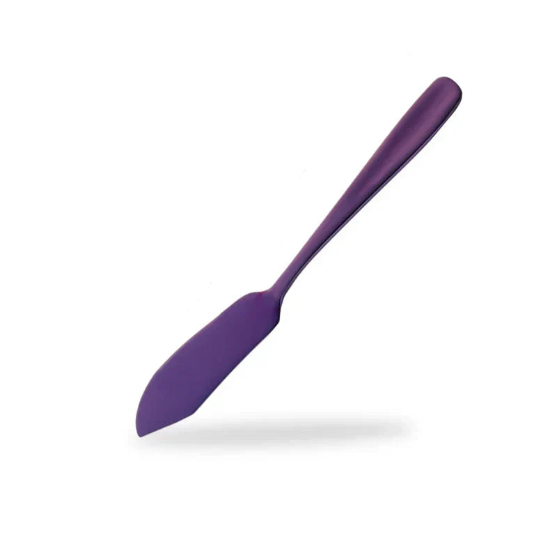 Stainless Steel Butter Knife Colorful Dessert Jam Cream Cheese Spreader | Kalsten