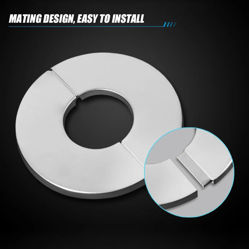 Stainless Steel Faucet Cover Self-Adhesive Faucet Shower Water Pipe | Kalsten