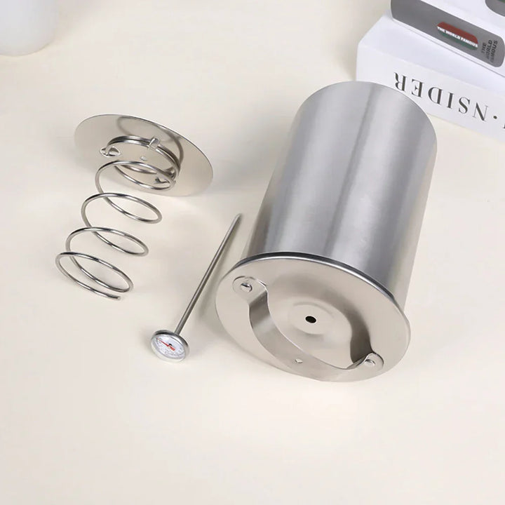 Stainless Steel Ham Maker Meat Press Cooker Mold with Thermometer | Kalsten