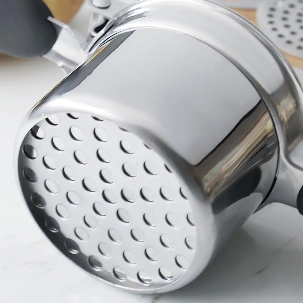 Stainless Steel Potato Press with 3 Fineness Discs | Kalsten