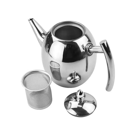 Frendorf | Steel Teapot with Strainer - TeaElegance